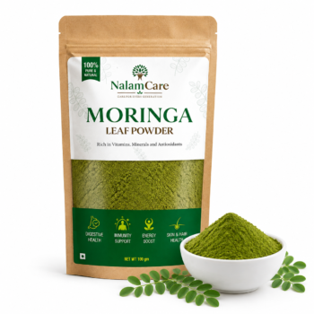 Moringa Leaf Powder 100g | Natural Herbal Superfood | Rich in Fiber, Iron, Vitamins A & C
